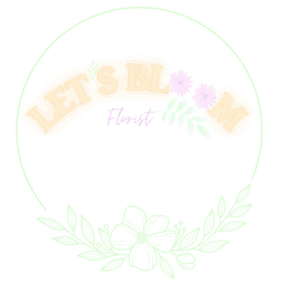 Let's Bloom Florist logo